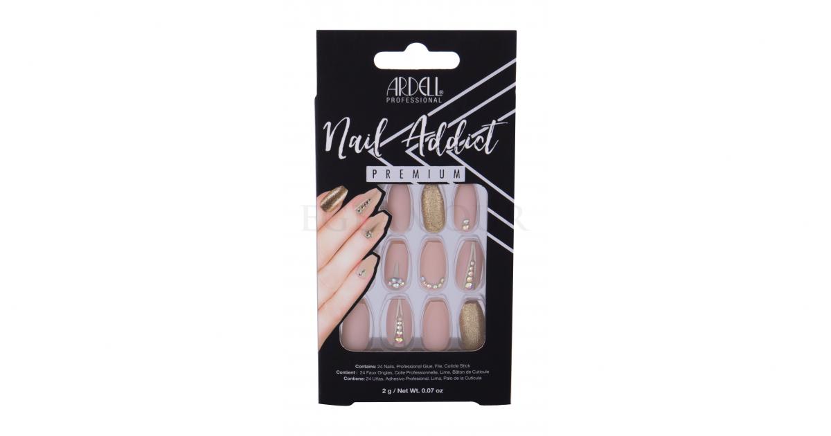 Ardell Nail Addict Premium Sztuczne Paznokcie Dla Kobiet Odcie Nude