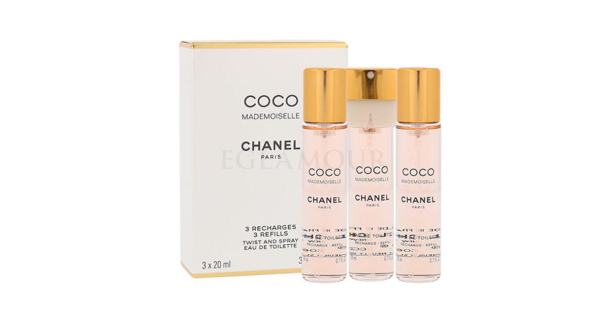 Chanel Coco Mademoiselle Woda toaletowa dla kobiet Napełnienie 3x20 ml