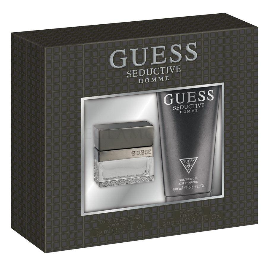 GUESS Seductive Homme Zestaw Edt 30ml 200ml Shower Gel Uszkodzone