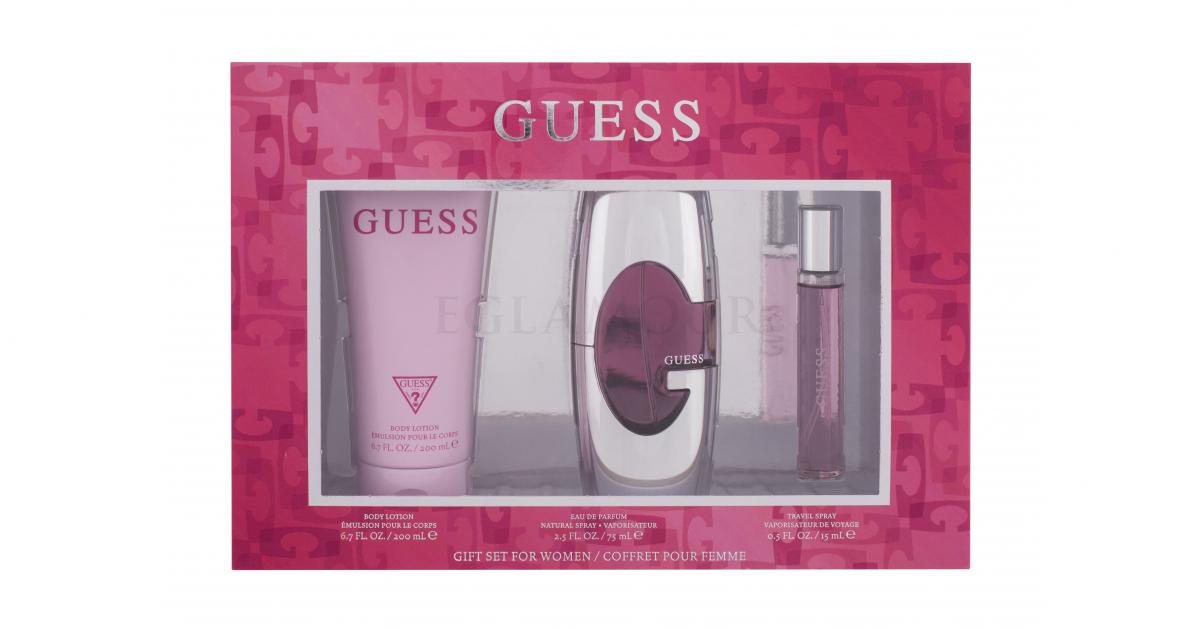 Guess Guess For Women Zestaw Edp 75 Ml Edp 15 Ml Mleczko Do Ciała 200 Ml Perfumeria