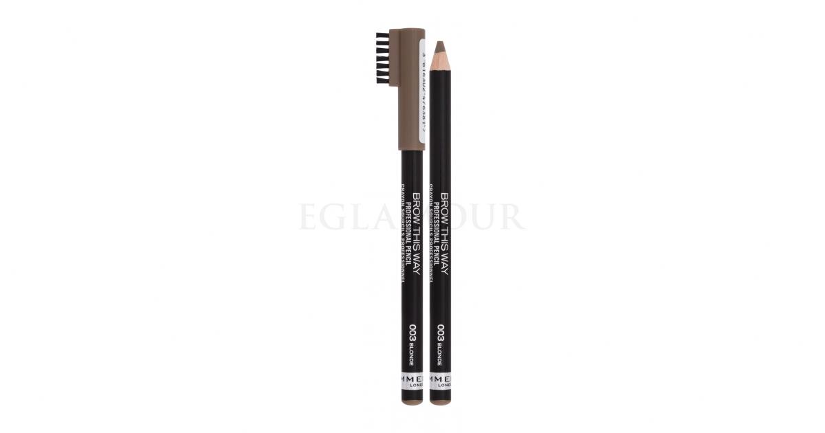 Rimmel London Brow This Way Professional Pencil Kredki Do Brwi Dla Kobiet Perfumeria