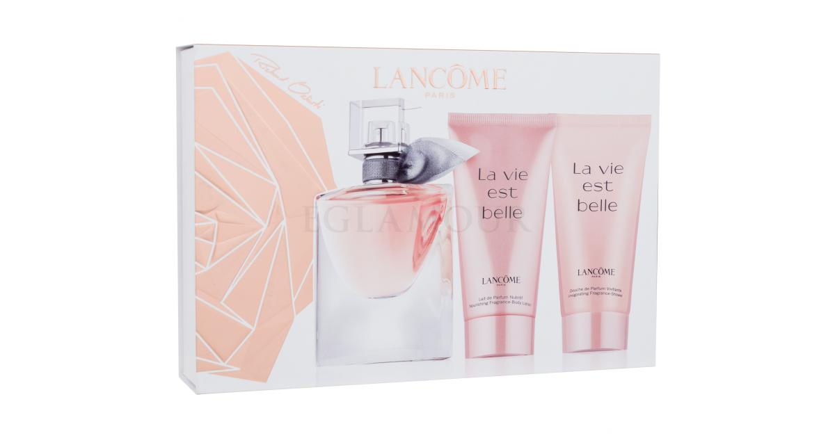 Lancôme La Vie Est Belle Zestaw Edp 30 Ml Żel Pod Prysznic 50 Ml Mleczko Do Ciała 50 Ml