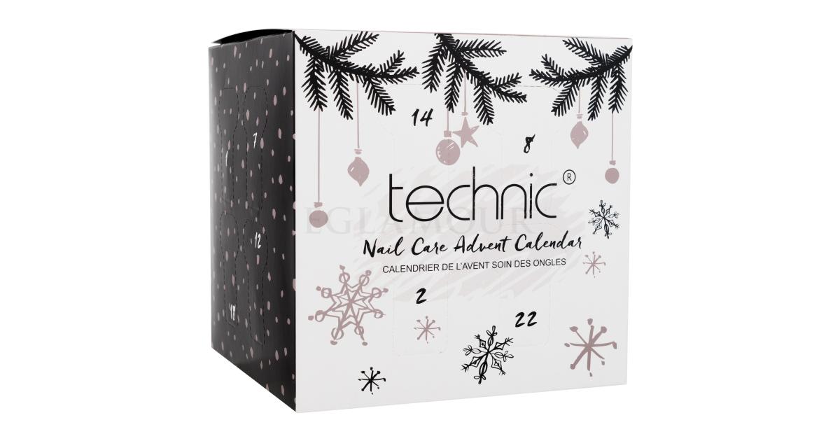 Technic Nail Care Advent Calendar Zestaw dla kobiet Lakier do paznokci