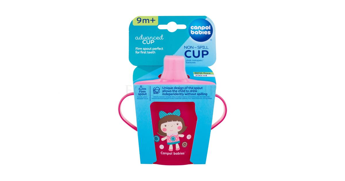 Canpol babies non-spill cup with weighted straw 270ml BONJOUR PARIS