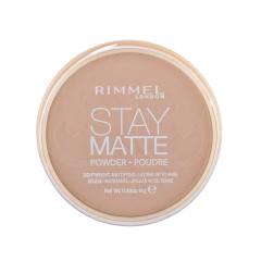 Rimmel London Stay Matte Puder dla kobiet 14 g Odcień 010 Warm Honey