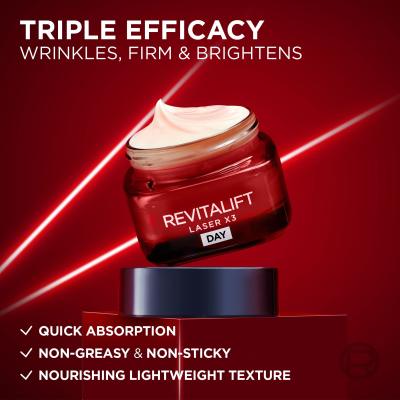 L&#039;Oréal Paris Revitalift Laser X3 Day Cream Krem do twarzy na dzień dla kobiet 50 ml