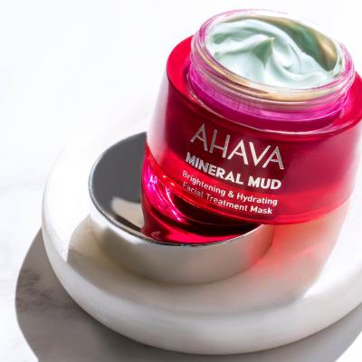 AHAVA Mineral Mud Brightening &amp; Hydrating Maseczka do twarzy dla kobiet 50 ml