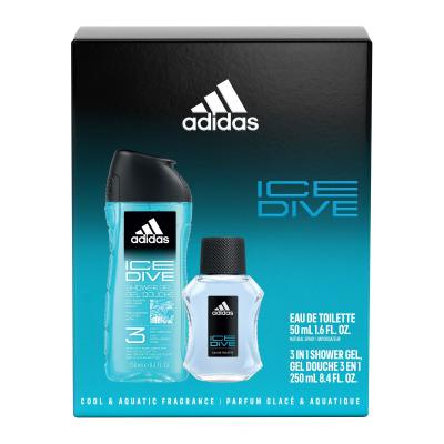 Adidas Ice Dive Zestaw Edt 50 ml + Żel pod prysznic 250 ml