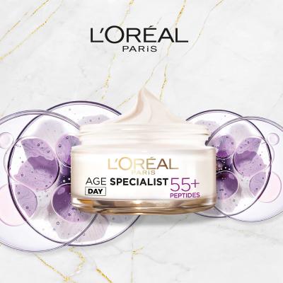 L&#039;Oréal Paris Age Specialist 55+ Zestaw Krem na dzień 50 ml + Krem na noc 50 ml