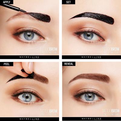 Maybelline Tattoo Brow Farba do brwi dla kobiet 4,6 g Odcień Light Brown