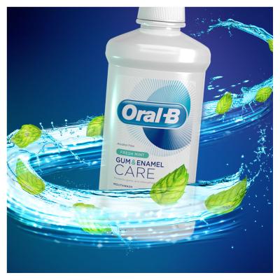 Oral-B Gum &amp; Enamel Care Fresh Mint Płyn do płukania ust 500 ml