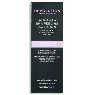 Revolution Skincare Skincare 30% AHA + BHA Peeling Solution Peeling dla kobiet 30 ml