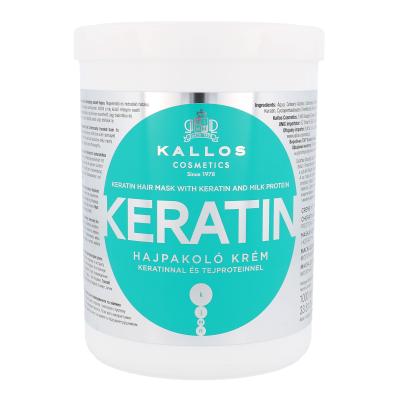 Kallos Cosmetics Keratin Maska do włosów dla kobiet 1000 ml