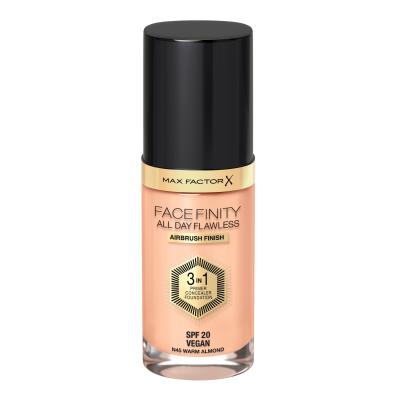 Max Factor Facefinity All Day Flawless SPF20 Podkład dla kobiet 30 ml Odcień N45 Warm Almond