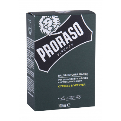 PRORASO Cypress &amp; Vetyver Beard Balm Balsam na wąsy dla mężczyzn 100 ml