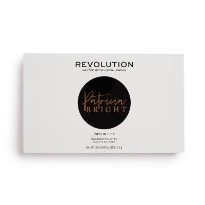 Makeup Revolution London X Patricia Bright Cienie do powiek dla kobiet 33,6 g Odstín Rich In Life