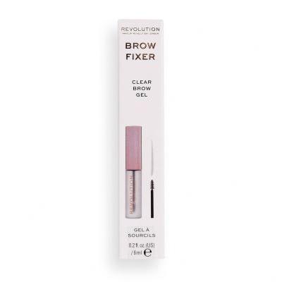 Makeup Revolution London Brow Fixer Tusz do brwi dla kobiet 6 ml Odcień Clear