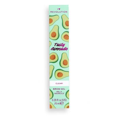 I Heart Revolution Tasty Avocado Brow Gel Tusz do brwi dla kobiet 6 ml Odcień Clear