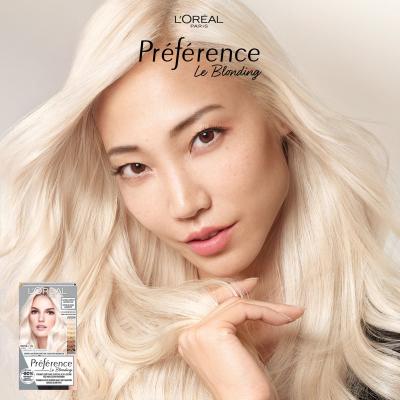 L&#039;Oréal Paris Préférence Le Blonding Farba do włosów dla kobiet 60 ml Odcień Ultra Platinum