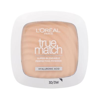 L'Oréal Paris True Match Puder dla kobiet 9 g Odcień 3.D/3.W Dore Warm