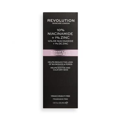 Revolution Skincare Skincare 10% Niacinamide + 1% Zinc Serum do twarzy dla kobiet 60 ml