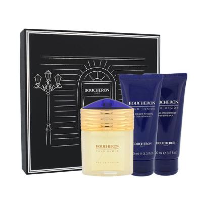 Boucheron Pour Homme Zestaw Edp 100ml + 100ml Balsam po goleniu + 100ml Żel pod prysznic