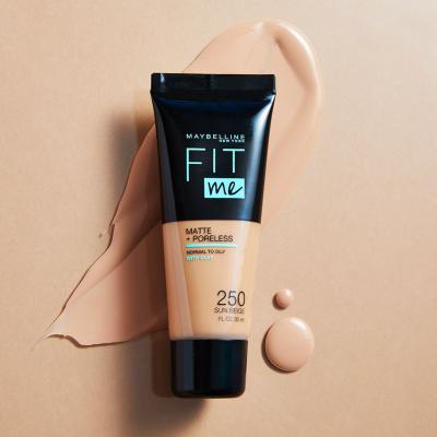 Maybelline Fit Me! Matte + Poreless Podkład dla kobiet 30 ml Odcień 360 Mocha