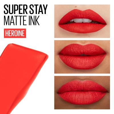 Maybelline Superstay Matte Ink Liquid Pomadka dla kobiet 5 ml Odcień 25 Heroine