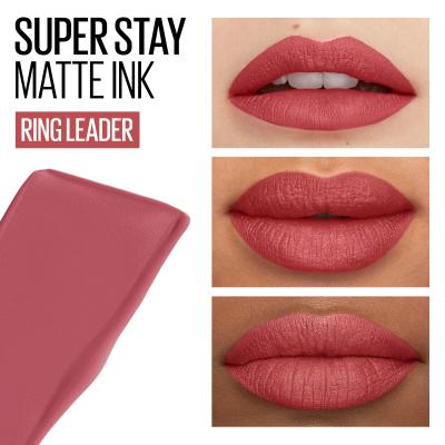 Maybelline Superstay Matte Ink Liquid Pomadka dla kobiet 5 ml Odcień 175 Ringleader