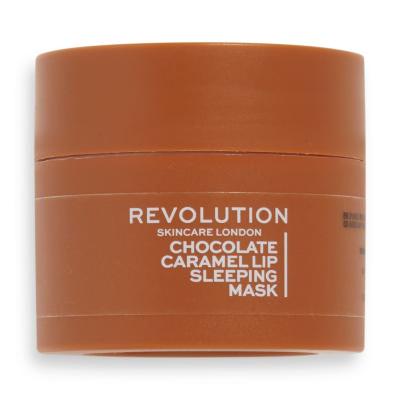 Revolution Skincare Lip Sleeping Mask Chocolate Caramel Balsam do ust dla kobiet 10 g