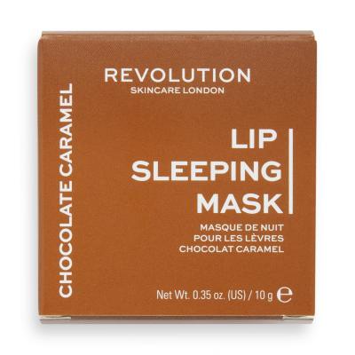 Revolution Skincare Lip Sleeping Mask Chocolate Caramel Balsam do ust dla kobiet 10 g