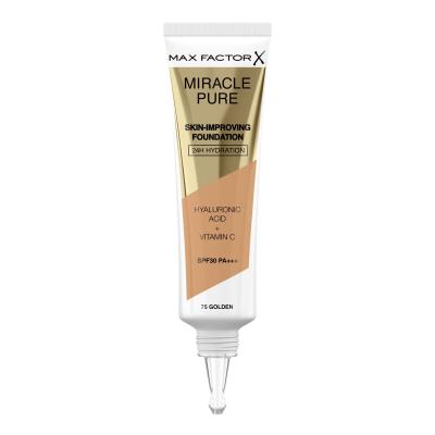 Max Factor Miracle Pure Skin-Improving Foundation SPF30 Podkład dla kobiet 30 ml Odcień 75 Golden