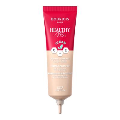 BOURJOIS Paris Healthy Mix Tinted Beautifier Krem BB dla kobiet 30 ml Odcień 002 Light