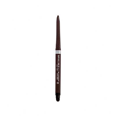 L&#039;Oréal Paris Infaillible Grip 36H Gel Automatic Eye Liner Kredka do oczu dla kobiet 1,2 g Odcień 004 Brown Denim