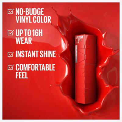 Maybelline Superstay Vinyl Ink Liquid Pomadka dla kobiet 4,2 ml Odcień 25 Red-Hot