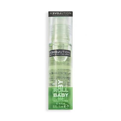 Revolution Relove Baby Roll Lip Oil Olejek do ust dla kobiet 5 ml Odcień Matcha