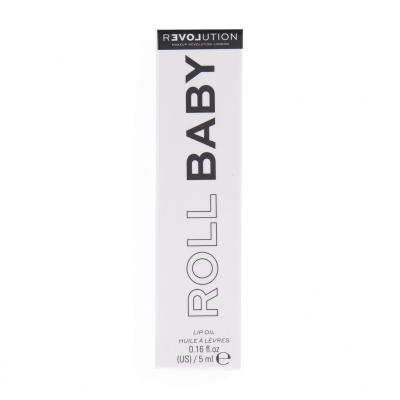 Revolution Relove Baby Roll Lip Oil Olejek do ust dla kobiet 5 ml Odcień Goji Berry