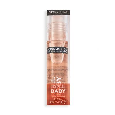 Revolution Relove Baby Roll Lip Oil Olejek do ust dla kobiet 5 ml Odcień Papaya