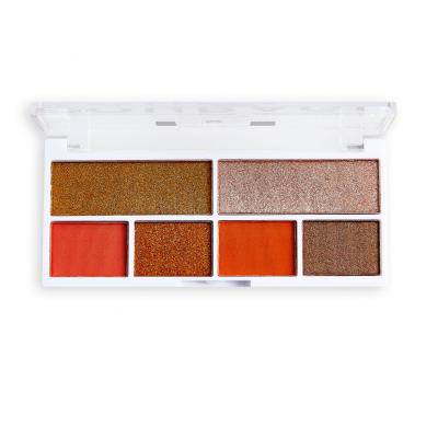 Revolution Relove Colour Play Shadow Palette Cienie do powiek dla kobiet 5,2 g Odcień Courage