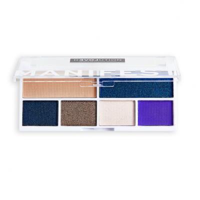 Revolution Relove Colour Play Shadow Palette Cienie do powiek dla kobiet 5,2 g Odcień Manifest