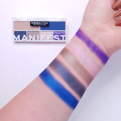 Revolution Relove Colour Play Shadow Palette Cienie do powiek dla kobiet 5,2 g Odcień Manifest