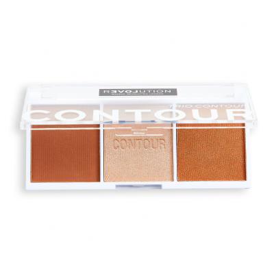 Revolution Relove Colour Play Contour Trio Paletka do konturowania dla kobiet 6 g Odcień Baked Sugar