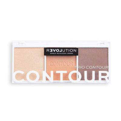 Revolution Relove Colour Play Contour Trio Paletka do konturowania dla kobiet 6 g Odcień Bronze Sugar