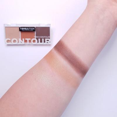 Revolution Relove Colour Play Contour Trio Paletka do konturowania dla kobiet 6 g Odcień Bronze Sugar