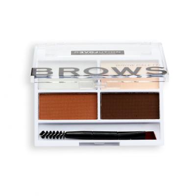 Revolution Relove Colour Cult Brows Zestawy i palety do brwi dla kobiet 3,2 g Odcień Medium