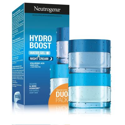 Neutrogena Hydro Boost Zestaw Krem do twarzy na dzień 50 ml + krem do twarzy na noc 50 ml