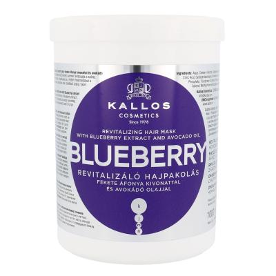 Kallos Cosmetics Blueberry Maska do włosów dla kobiet 1000 ml