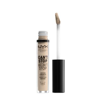 NYX Professional Makeup Can&#039;t Stop Won&#039;t Stop Contour Concealer Korektor dla kobiet 3,5 ml Odcień 02 Alabaster