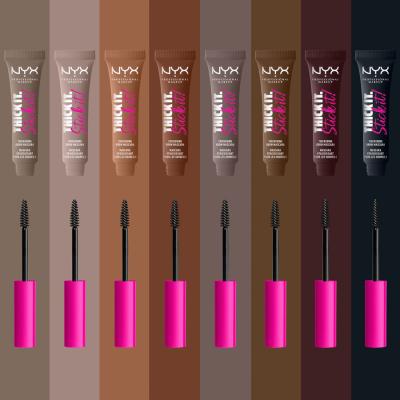 NYX Professional Makeup Thick It Stick It! Tusz do brwi dla kobiet 7 ml Odcień 07 Espresso