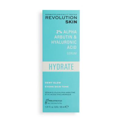 Revolution Skincare Hydrate 2% Alpha Arbutin &amp; Hyaluronic Acid Serum Serum do twarzy dla kobiet 30 ml